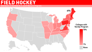 Illustration for article titled Field Hockey America Vs. Rodeo America: Mapping The Faultlines Of America's Regional Sports